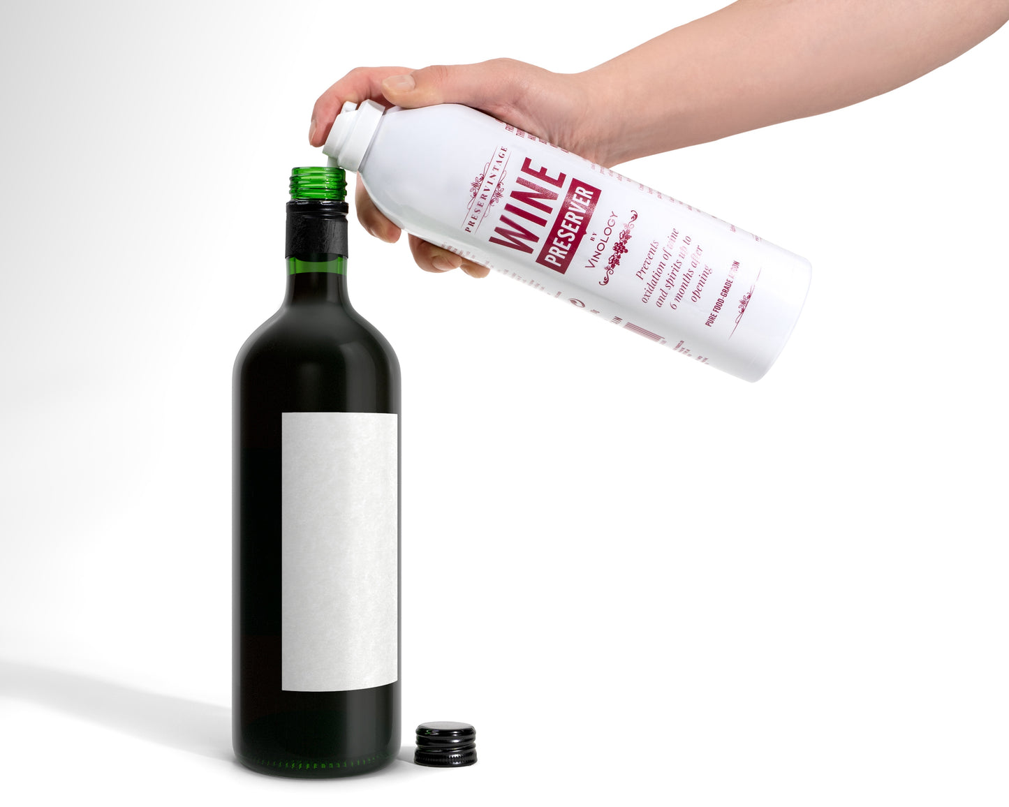 Preservintage Wine Preserver - Professional Standard Pure Argon in an Easy to use Lightweight aerosol can - 9L