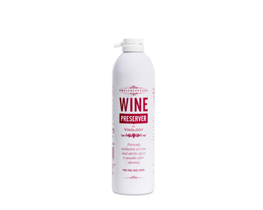 Preservintage Wine Preserver - Professional Standard Pure Inert Argon Gas for use with Wine Stopper or Cork in an Easy to use Lightweight aerosol can - 9L